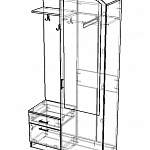 Схема сборки Прихожая Лидия BMS