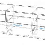 Чертеж Тумба под ТВ RTV Alba II-В BMS
