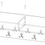 Чертеж Вешалка Стайл 4 BMS