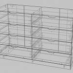 Схема сборки Комод Нордли Nordli 12
