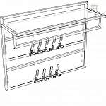 Схема сборки Вешалка Мирт 3 BMS