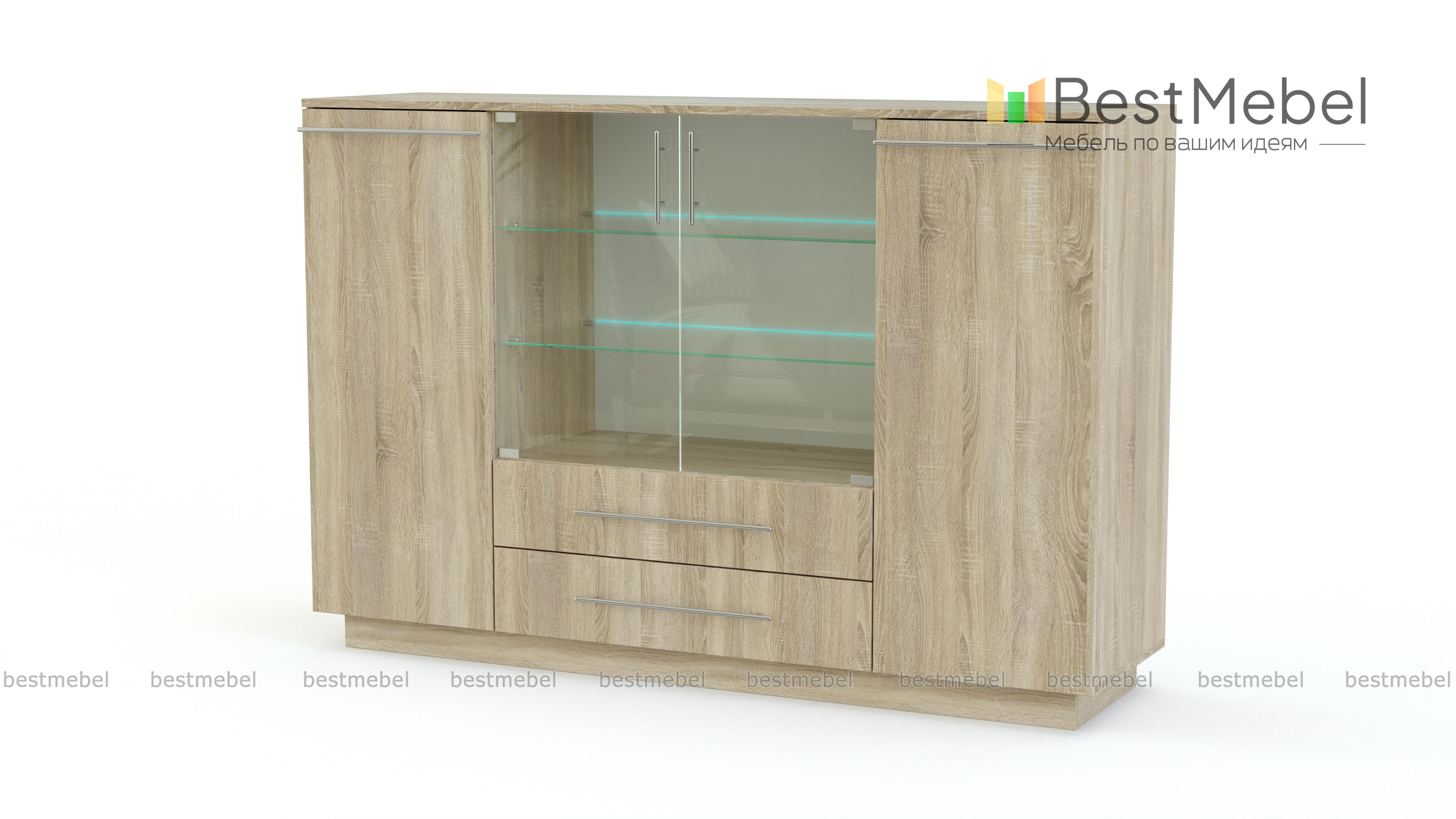 Тумба с подсветкой Хайд 1 BMS - Фото