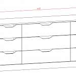 Схема сборки Комод Нордли Nordli 1