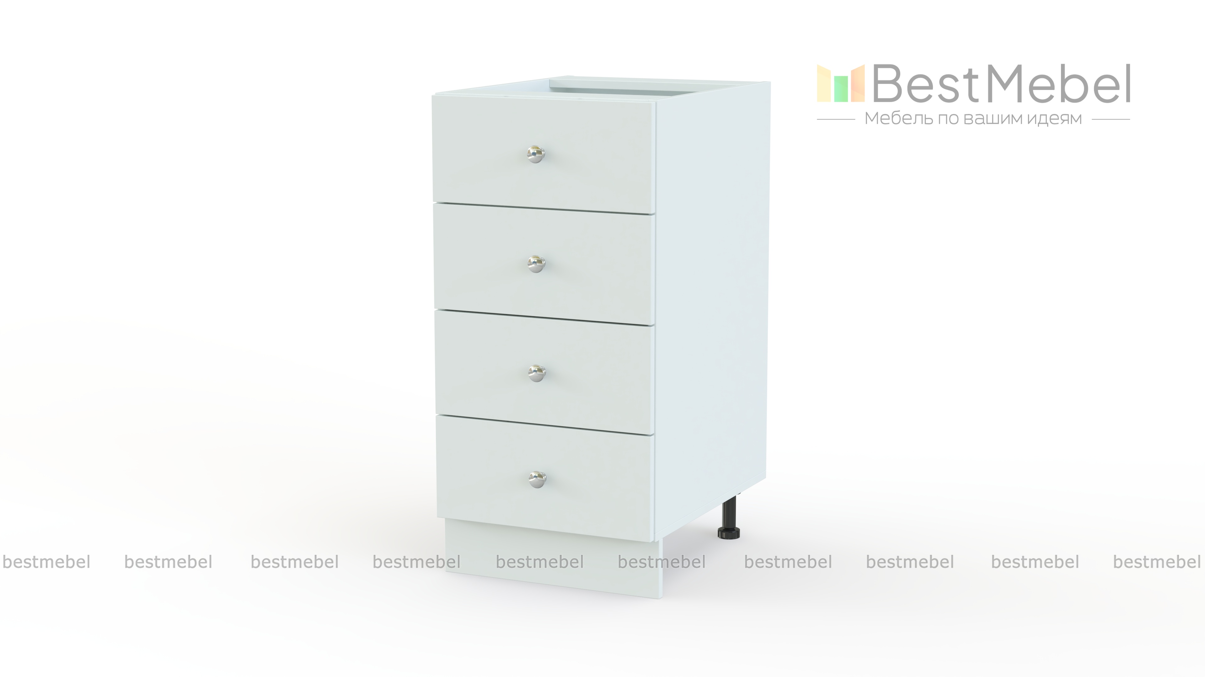 Тумба напольная Квадро 4МЯ BMS