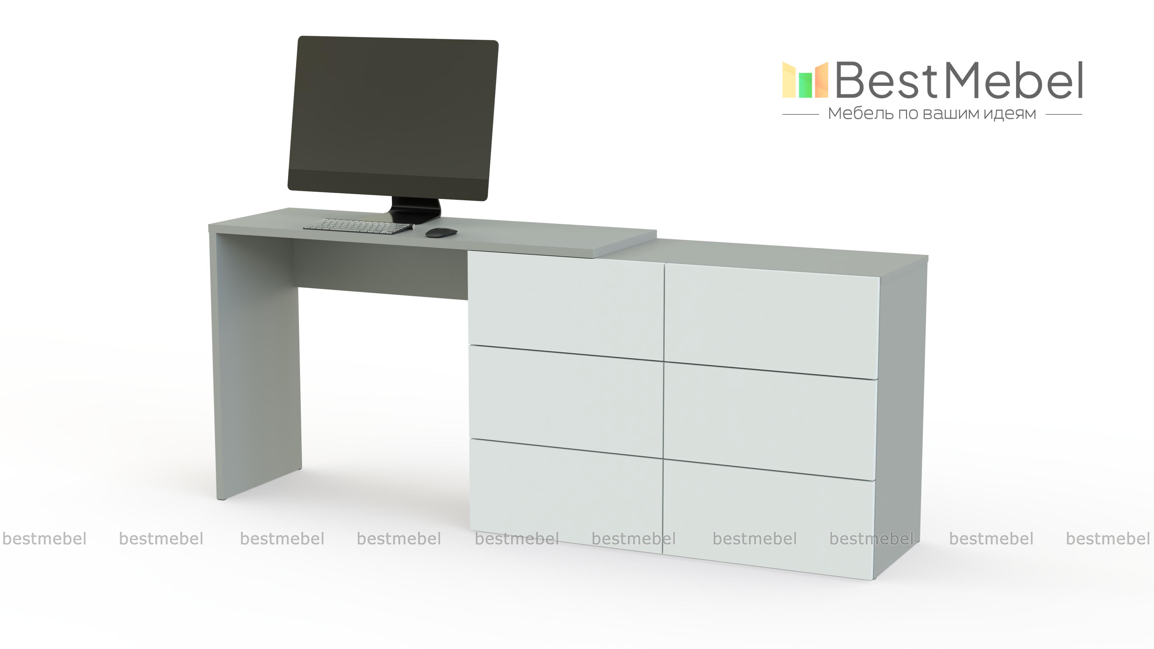 Комод со столом Капри BMS - Фото