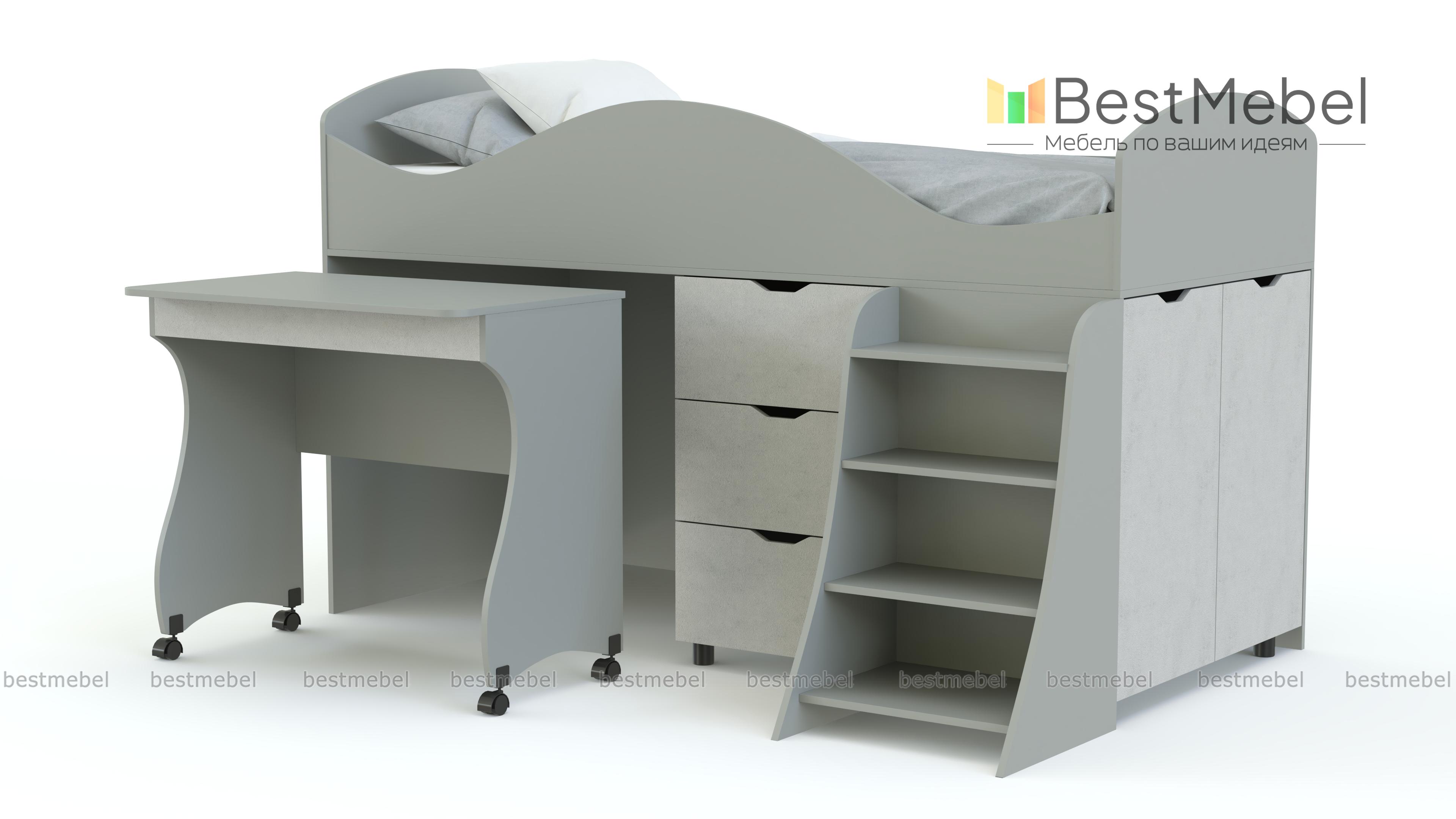 Кровать детская Минни 4 BMS - Фото