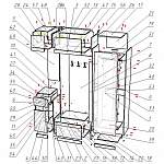 Чертеж Прихожая Лакки П2 BMS