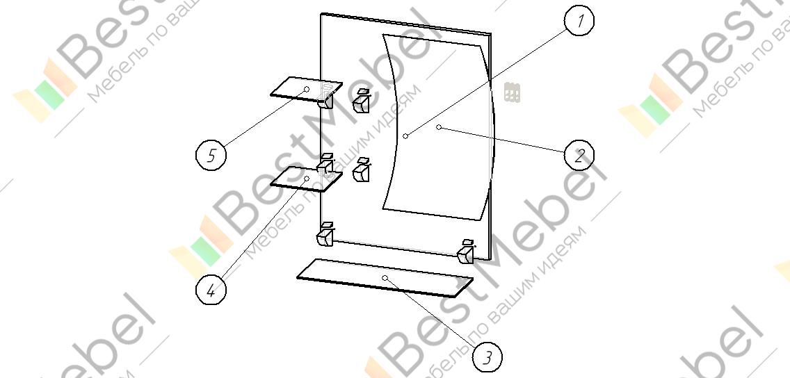 Схема сборки зеркала