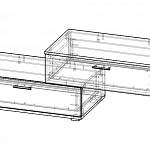 Чертеж Тумба ТВ Доминго BMS