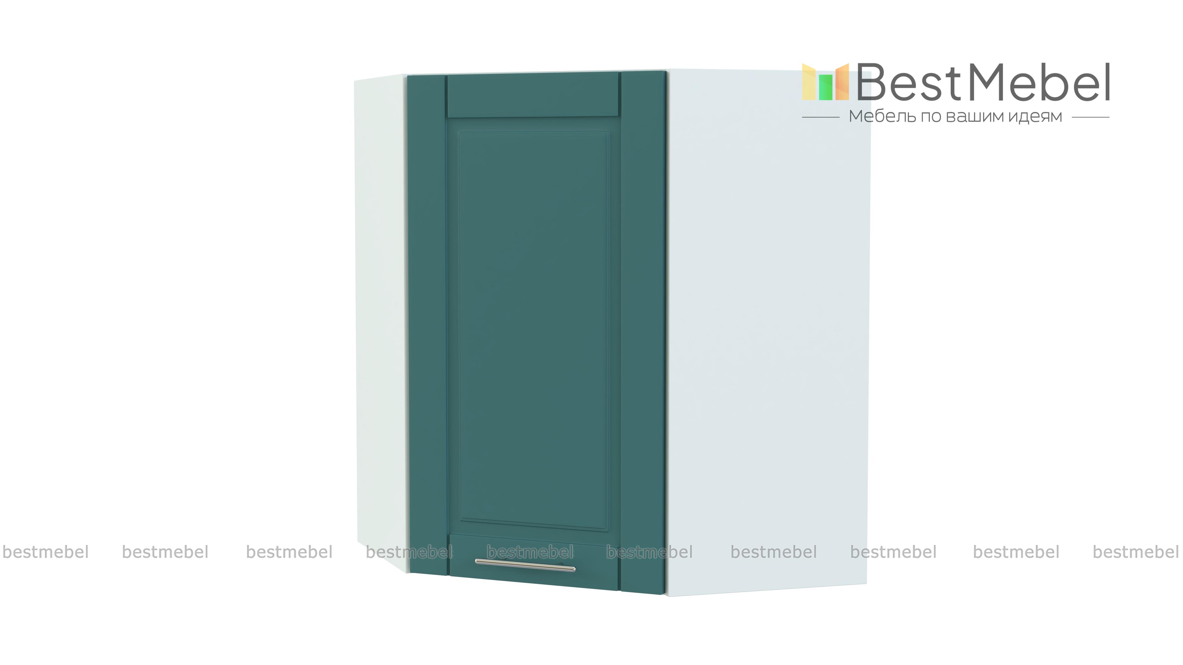 Шкаф угловой трапеция 1 дверь Палермо BMS - Фото