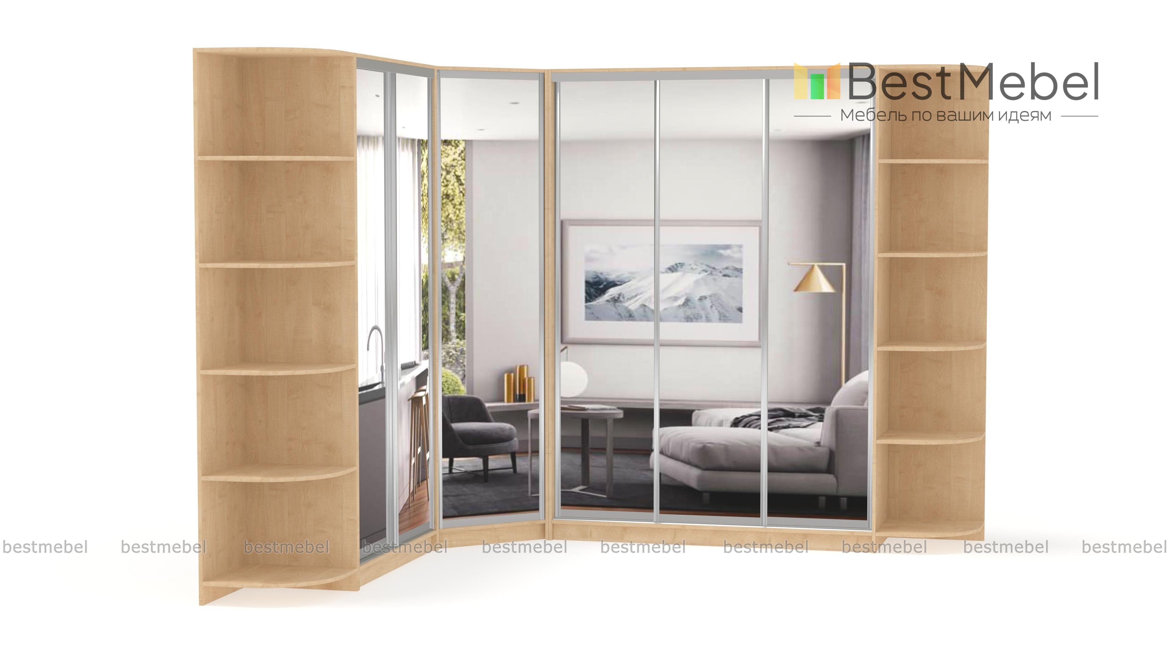 Шкаф угловой НКМ BMS - Фото