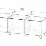 Схема сборки Тумба под ТВ Серсея BMS