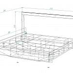 Чертеж Кровать Марго 4D BMS