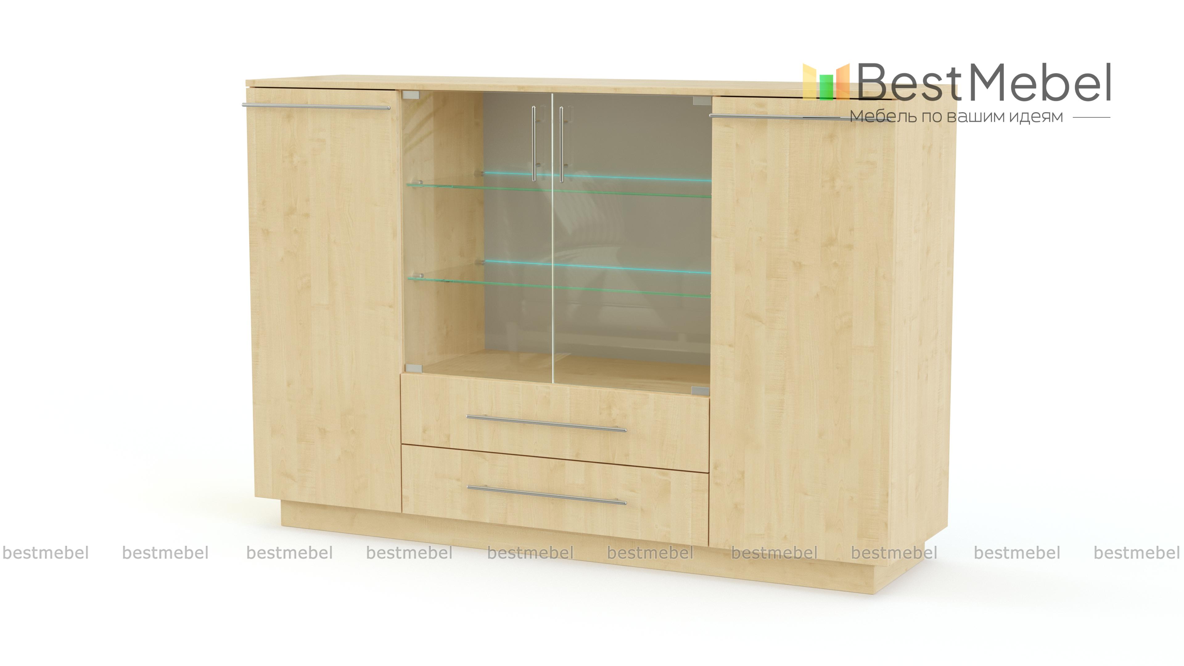 Тумба с подсветкой Хайд 1 BMS - Фото