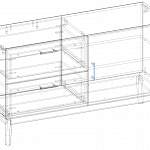 Чертеж Комод ID-9355 BMS