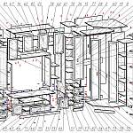 Схема сборки Мебельная стенка Миф композиция 4 BMS