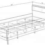 Чертеж Кровать Пайнс 16 BMS