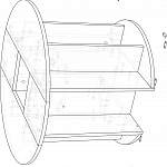 Чертеж Журнальный стол Эльма BMS
