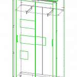 Чертеж Шкаф-купе Бэст 7 BMS