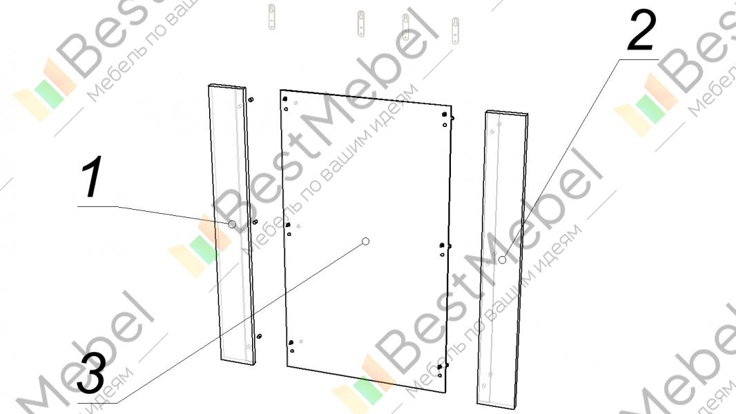 Схема сборки зеркала
