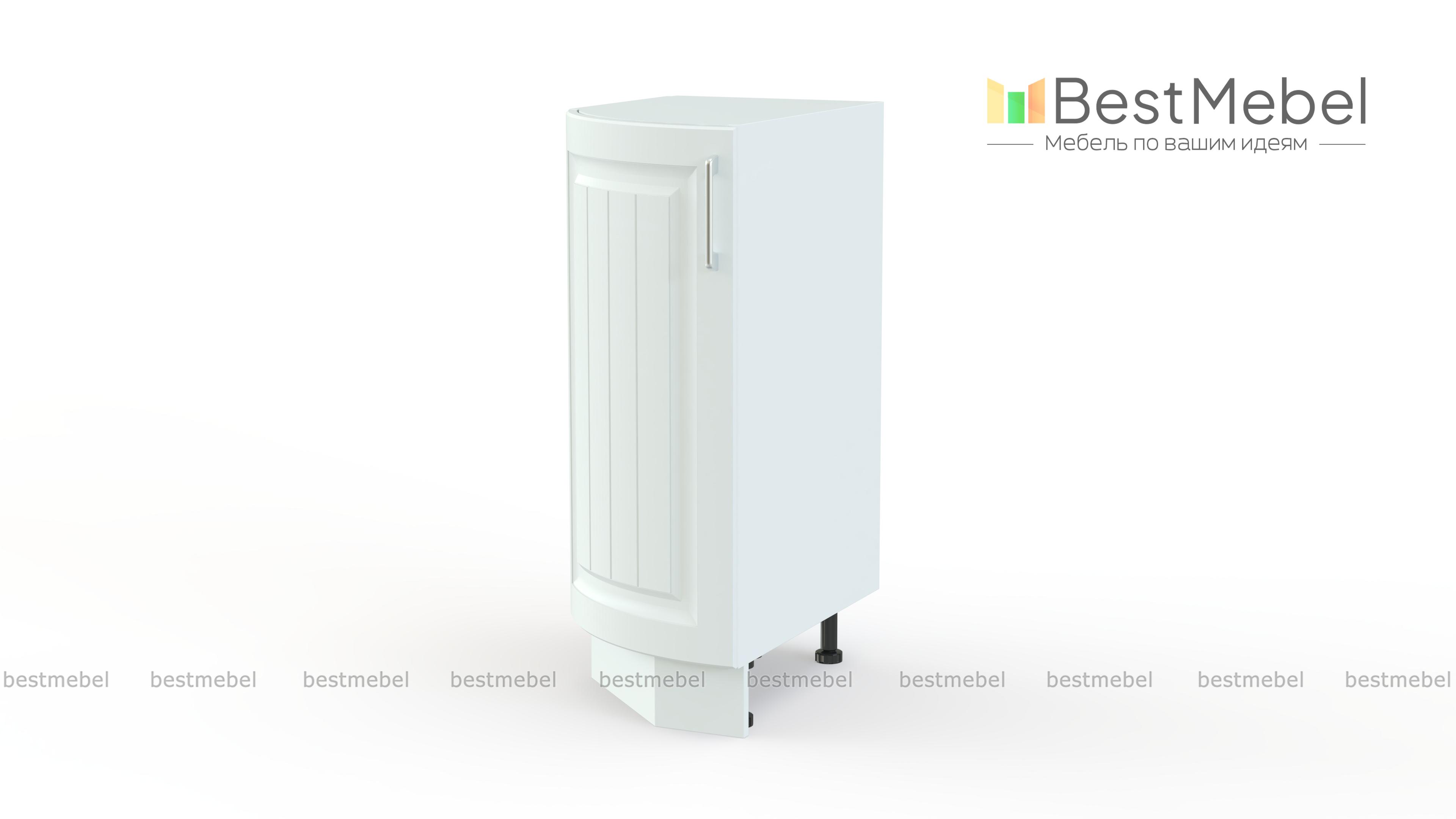 Шкаф нижний торцевой радиусный Европа BMS - Фото