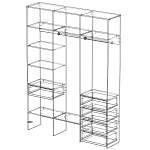 Схема сборки Стеллаж для одежды Мирта 17 BMS