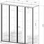 Чертеж Гардеробная Элиза 8.10 BMS