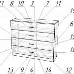 Схема сборки Комод Алиса 12 BMS