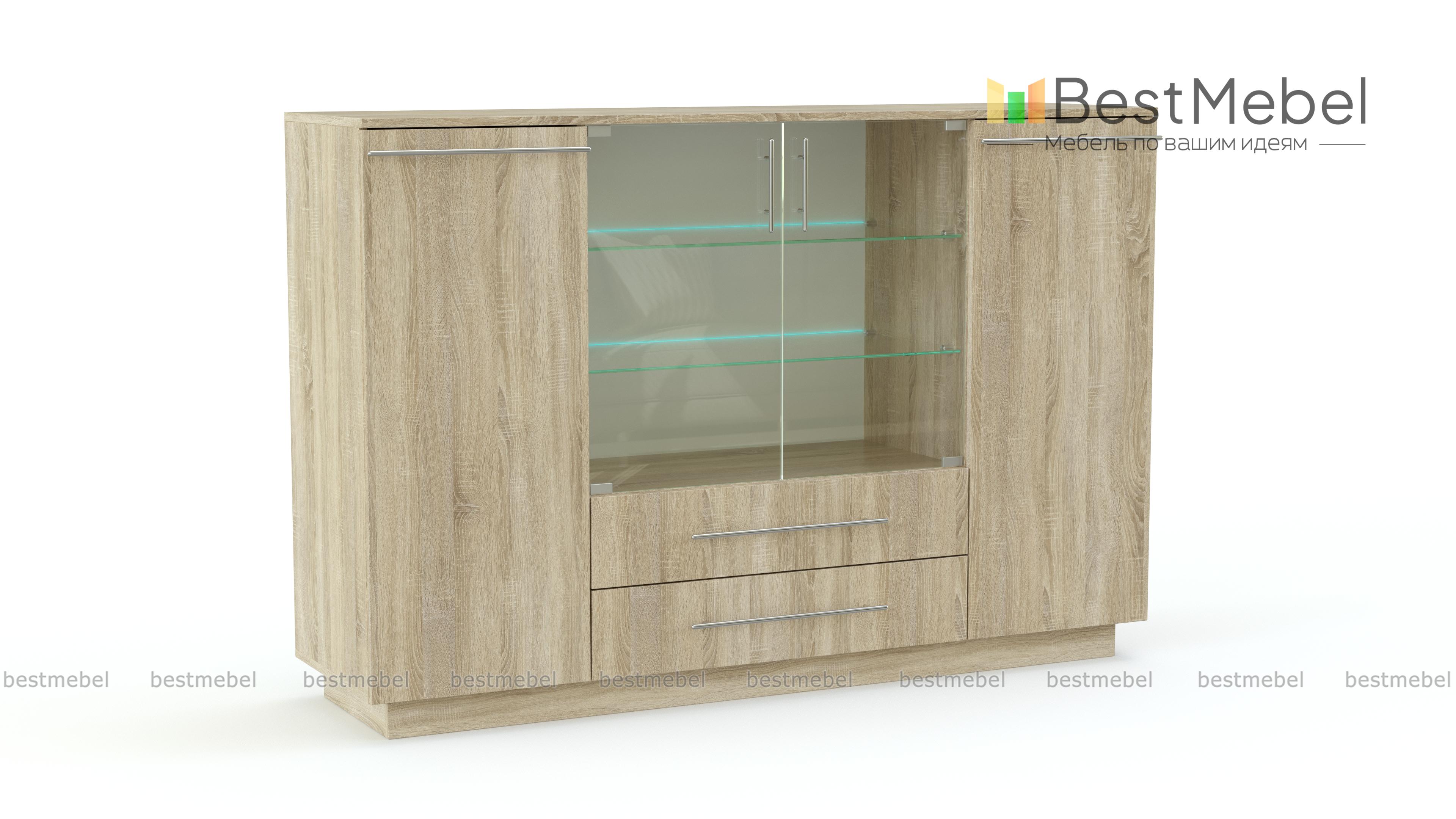 Тумба с подсветкой Хайд 1 BMS - Фото