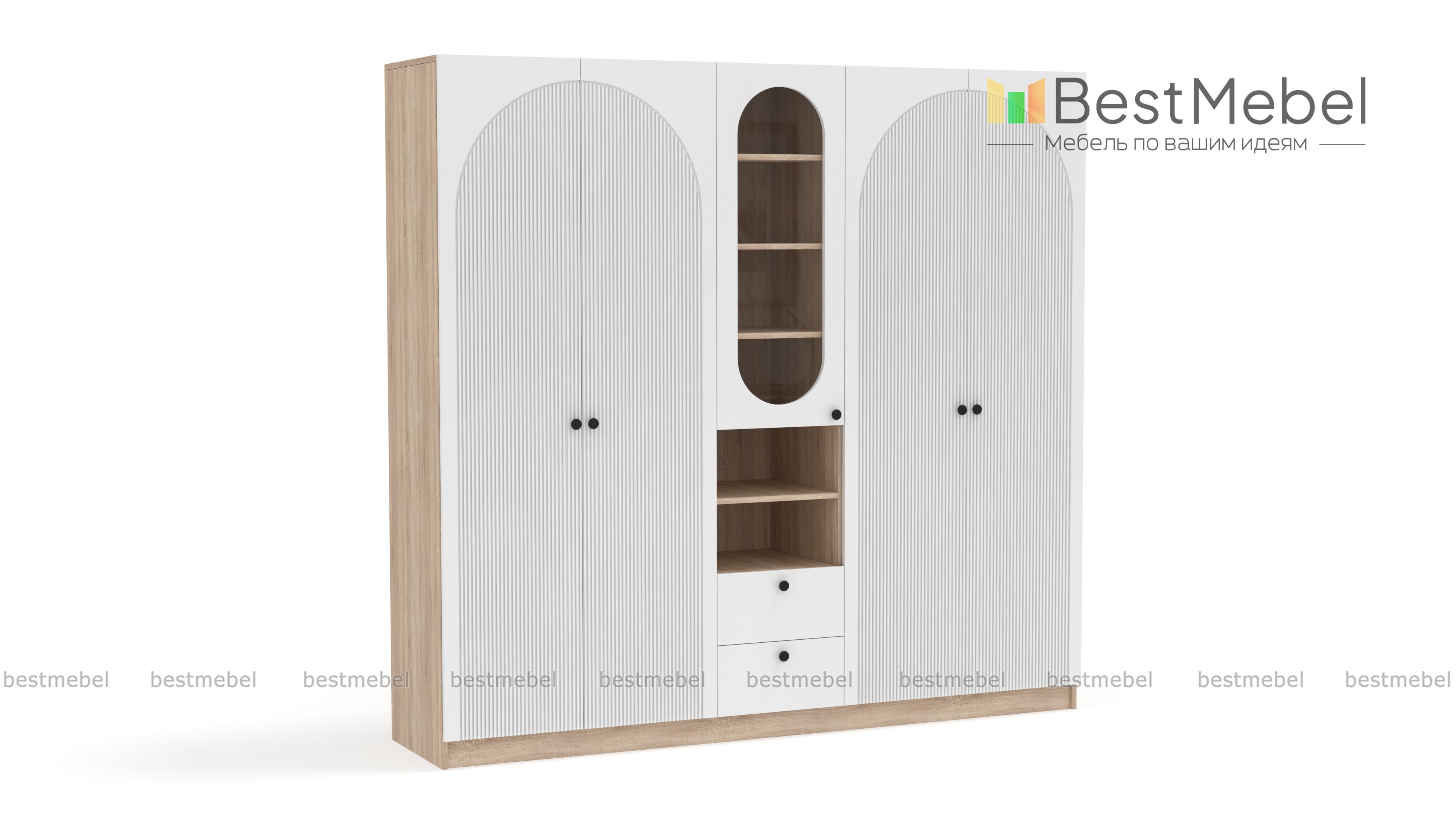 Шкаф распашной Вивьен 25 BMS - Фото