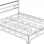 Чертеж Кровать Верона МН-024-01 BMS