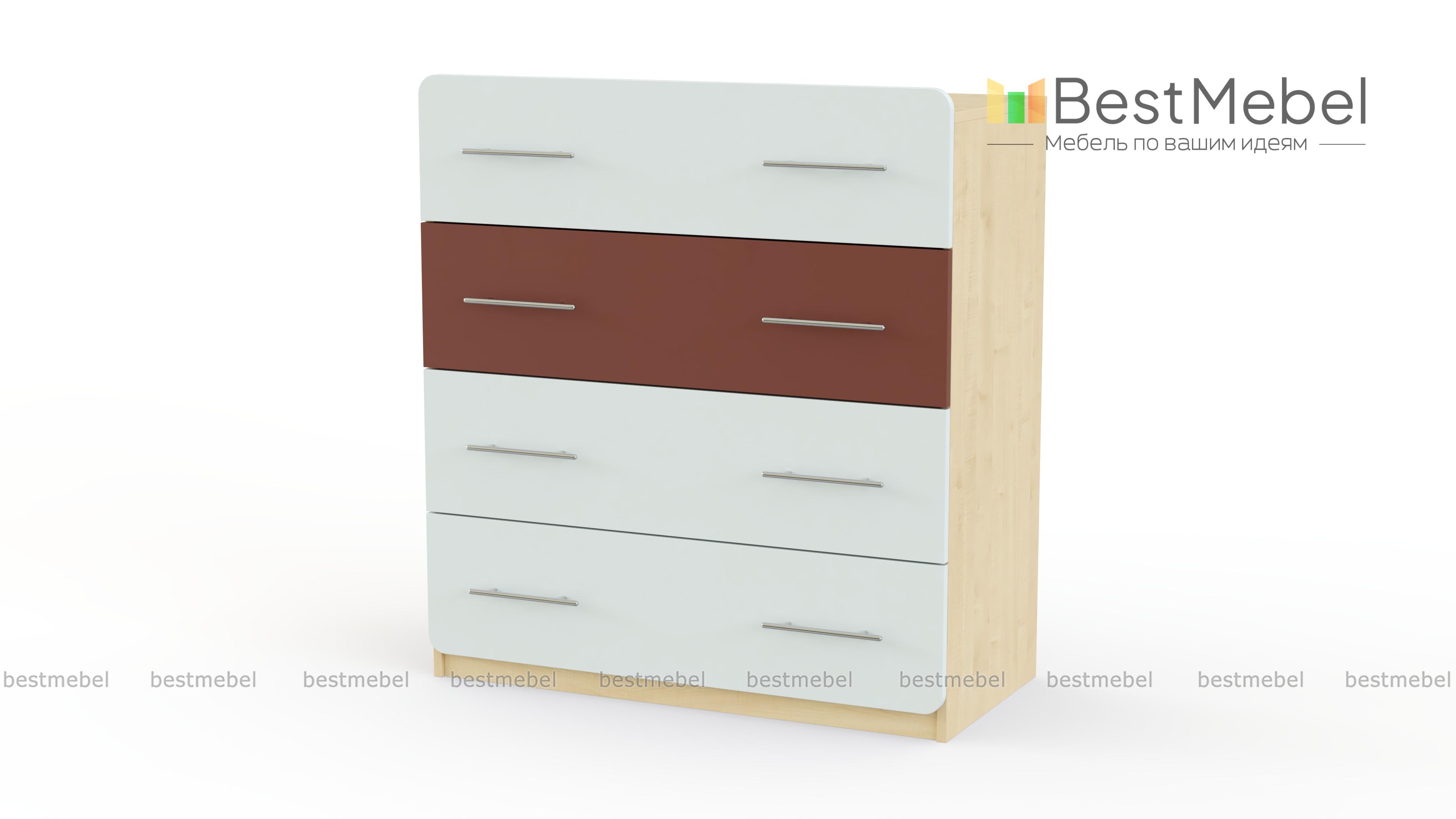 Комод с 4-мя ящиками Arez BMS - Фото