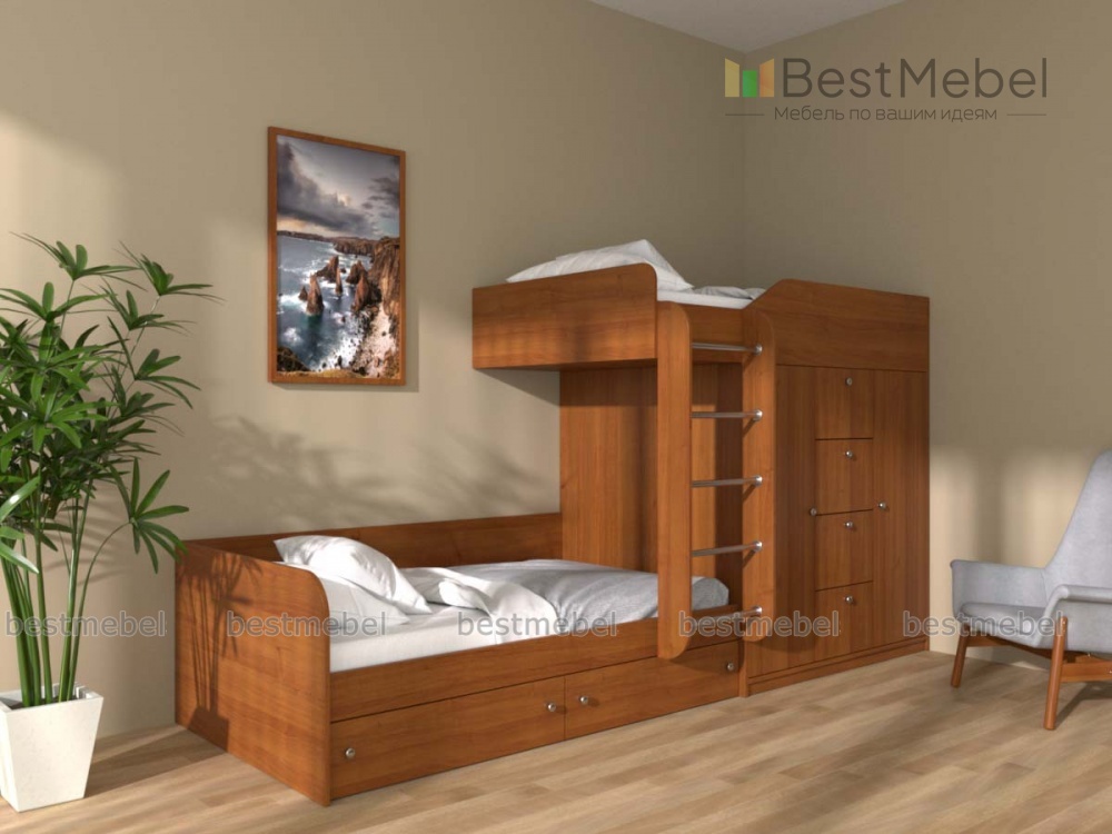 Двухъярусная кровать Алина 4 BMS