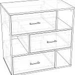 Схема сборки Комод Дарина-03 BMS