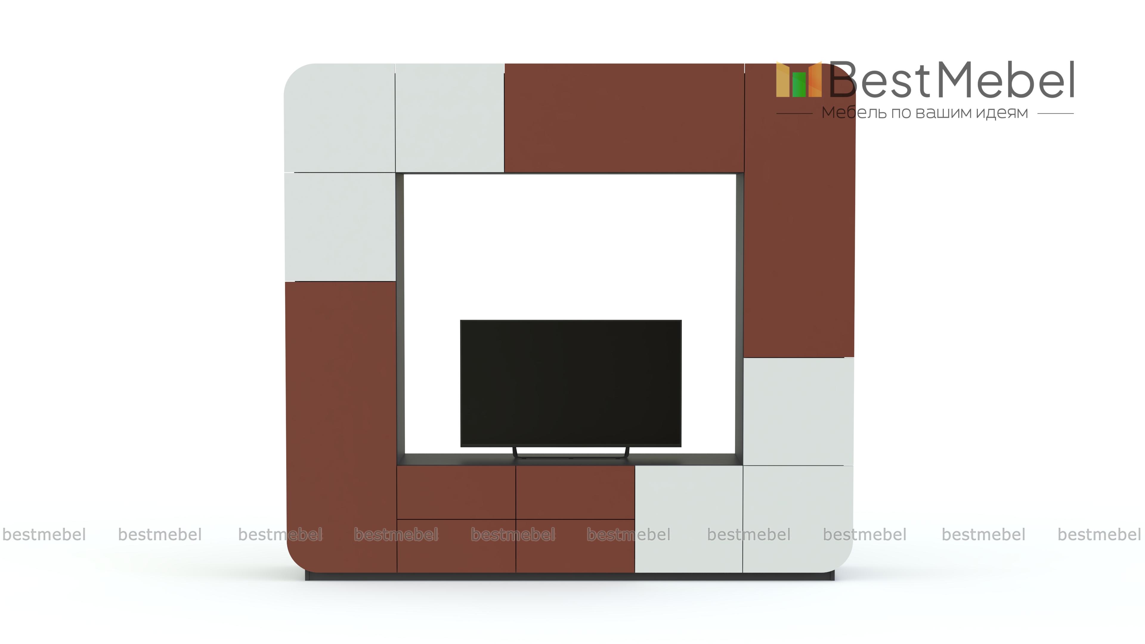 Стенка в гостиную Пенелопа-6 BMS - Фото