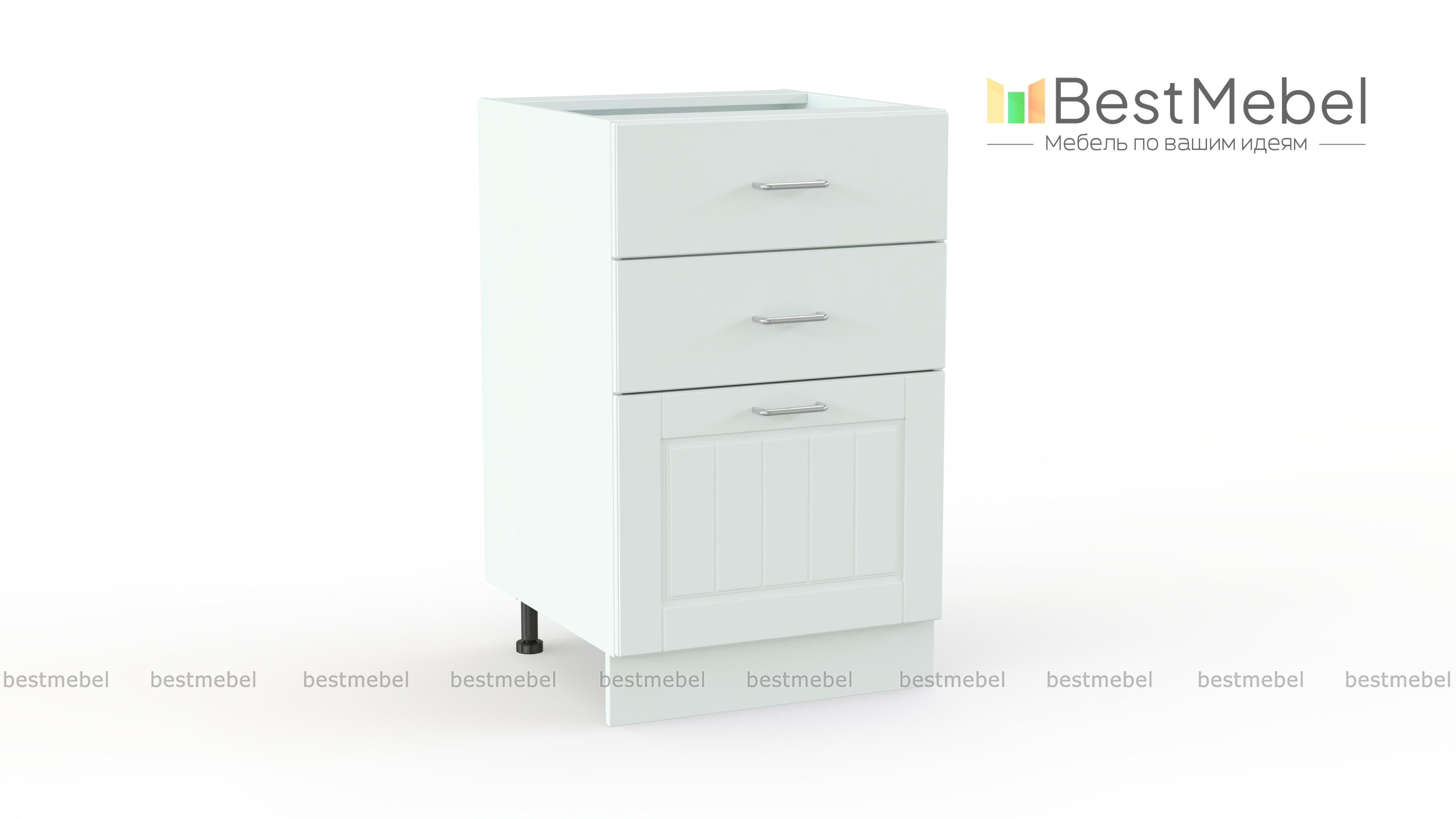 Шкаф нижний с 3-мя ящиками Изабелла BMS - Фото