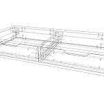 Навесной письменный стол Лекса 1 BMS