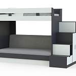 Кровать чердак Карамель 75-01 BMS - Фото 6