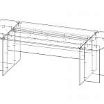 Чертеж Стол для переговоров - 3 BMS