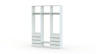 Стеллаж для одежды Мирта 9 BMS
