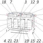 Схема сборки Тумба Пиксель 11 BMS