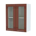 Шкаф навесной со стеклом 1000 Греция BMS - Фото 6