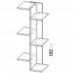 Схема сборки Стеллаж Харли 1 BMS
