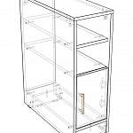 Схема сборки Прикроватная тумба Zoom BMS